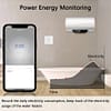 Energy Monitoring Smart Ac And Water Heater Switch Wifi - 20a White - Tuya - Image 2