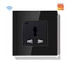Energy Monitoring Smart Socket - 13a Tuya Wifi Single - Black - Image 5