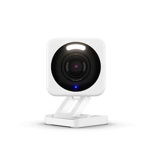 Wyze Cam V4 2.5k QHD Resolution Indoor/outdoor Smart Camera CCTV Night Vision- White