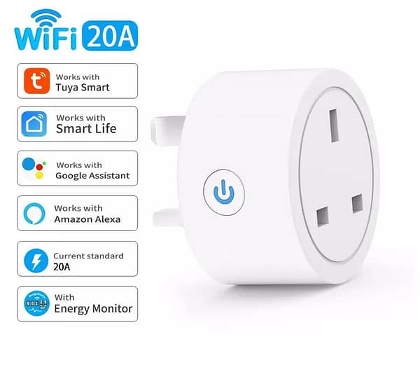 20a Smart Plug With Energy Monitoring Function