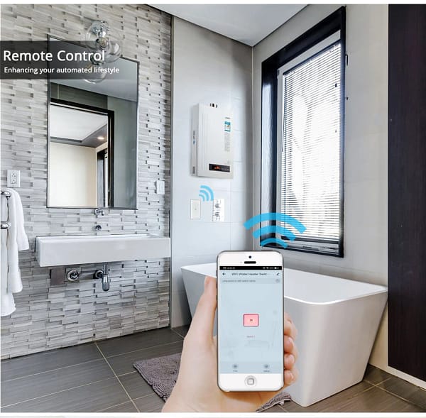 Smart Water Heater Switch Wifi - 20amps White - Image 5