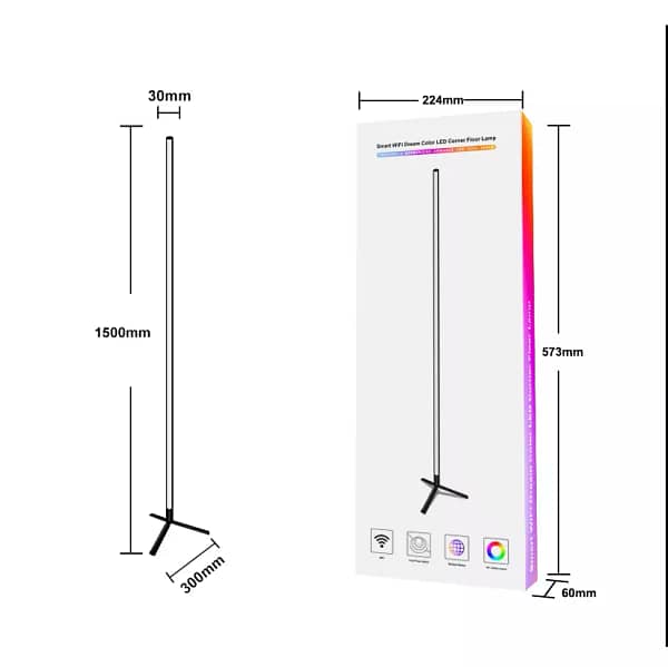 Smart Corner Led Floor Lamp Light - Image 2