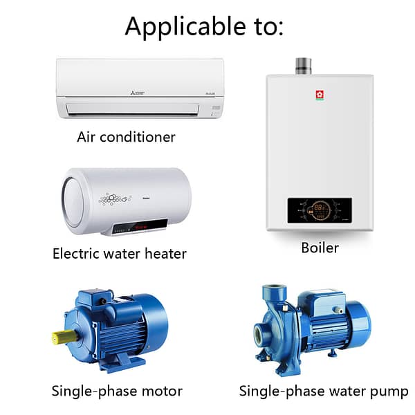 Smart Water Heater Switch Wifi - 20amps White - Image 2
