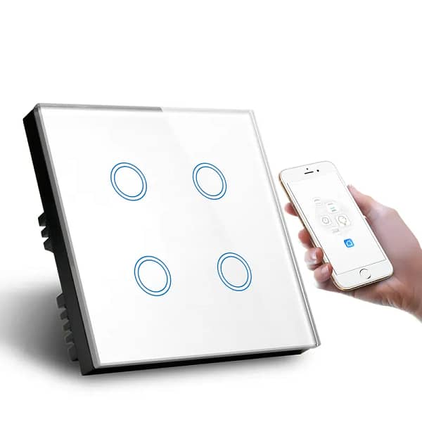 Smart Wifi Wall Switch - 4 Gang