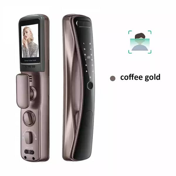 Tuya Smart Door Lock With 3d Facial Recognition Fingerprint Doorbell - Image 3