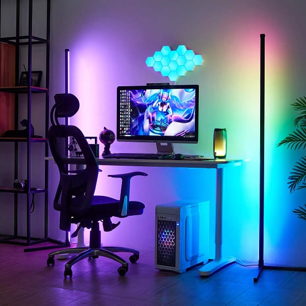 Smart Corner LED Floor Lamp - Image 3