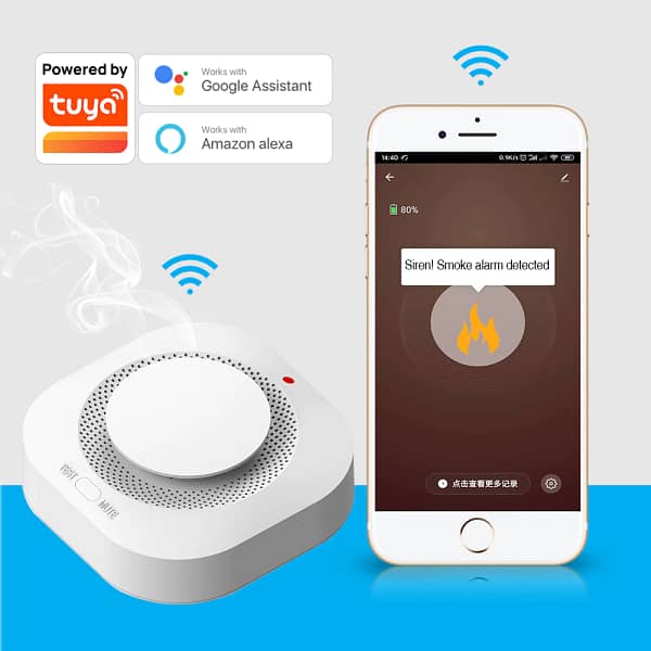 Smart Wifi Smoke Alarm And Fire Detector - Image 4