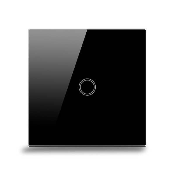 Smart Wifi Wall Switch - 1 Gang - Black - Image 3