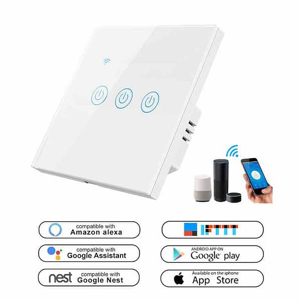 Smart Wifi Switch - 3 Gang