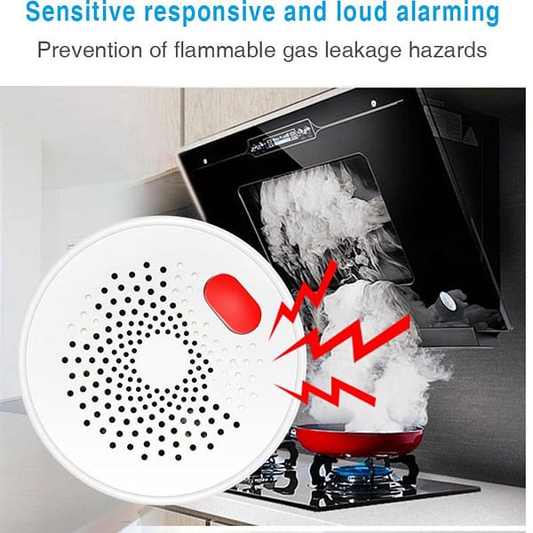 Tuya WiFi GAS Leak Sensor Alarm Fire Safety Detector - Image 3