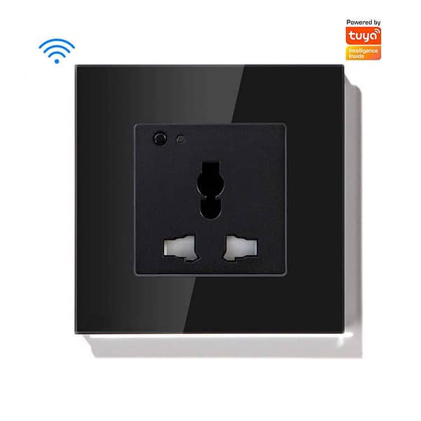 Energy Monitoring Smart Socket - 13a Tuya Wifi Single - Black - Image 5