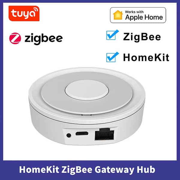 Wired Zigbee 3.0 Gateway Hub Compatible With Apple Homekit And Tuya Smart Life