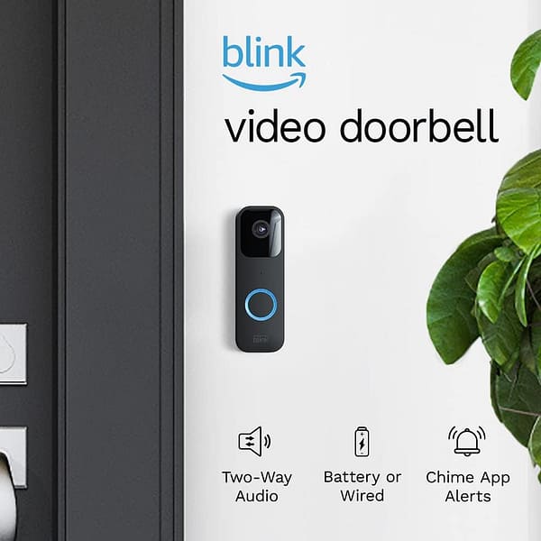 Amazon Blink Video Doorbell - Hd Video / Wire Free / Battery / Alexa Enabled
