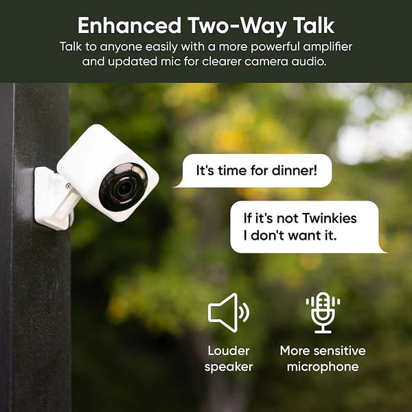 Wyze Cam V4 2.5k QHD Resolution Indoor/outdoor Smart Camera CCTV Night Vision- White - Image 9