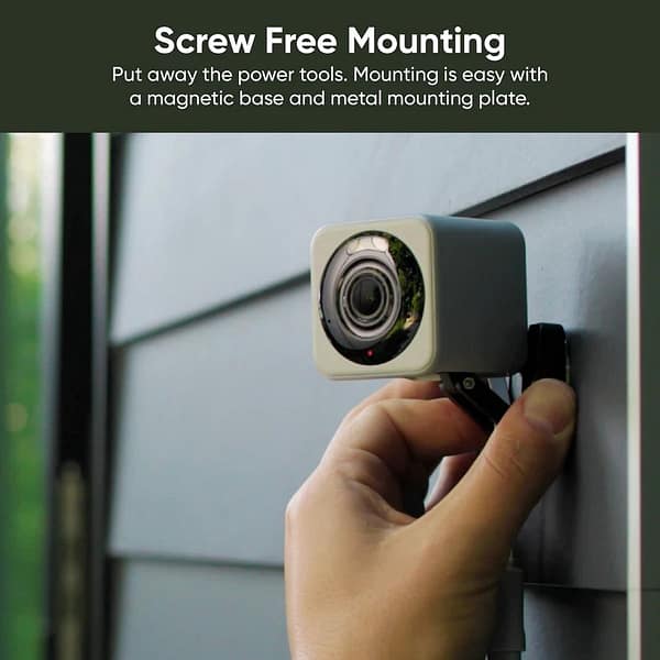Wyze Cam V4 2.5k QHD Resolution Indoor/outdoor Smart Camera CCTV Night Vision- White - Image 10