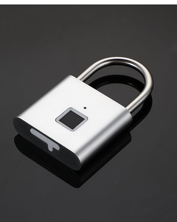 Smart Fingerprint Padlock - Silver Colour